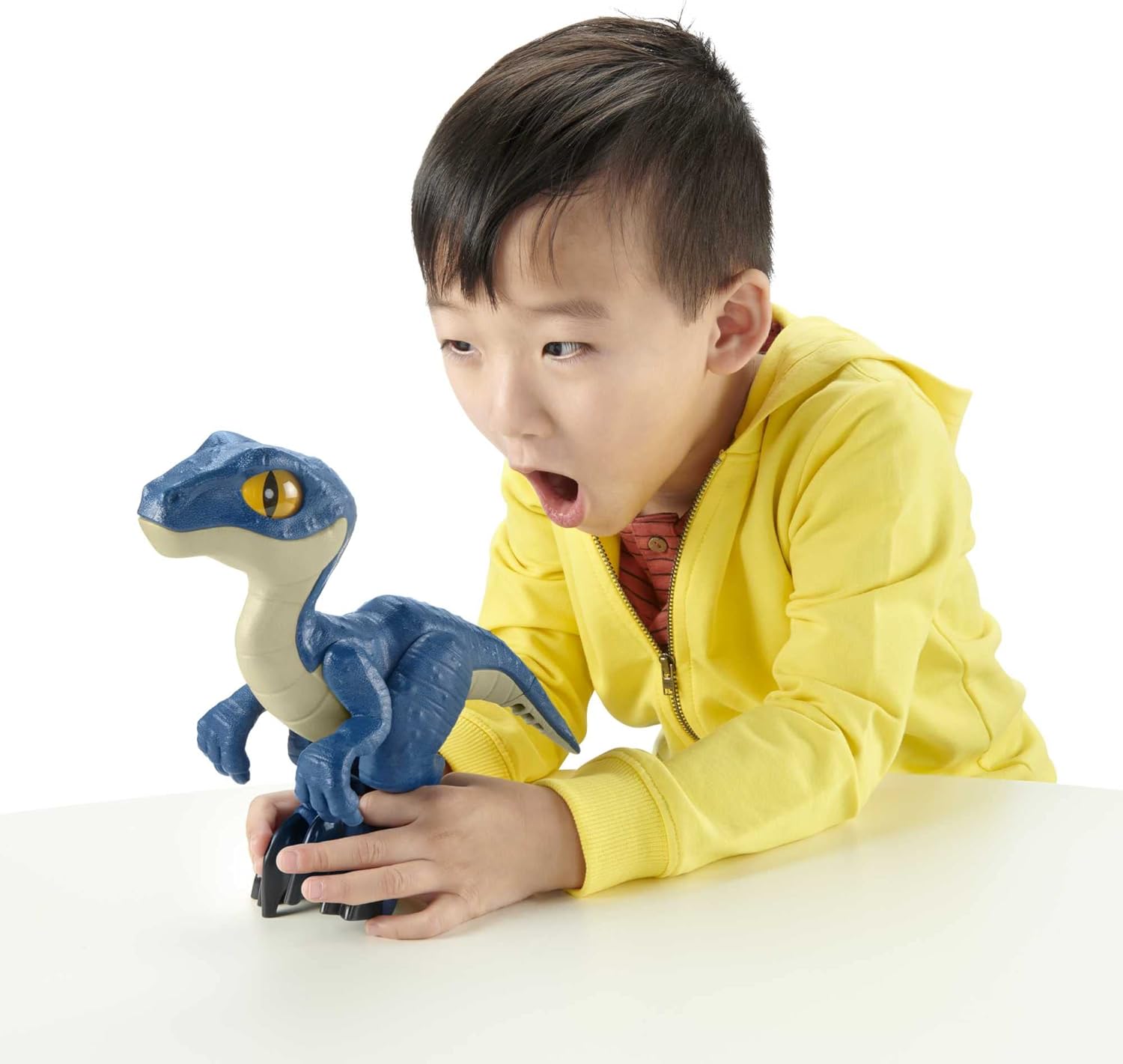 Thumbnail 1 de Fisher-Price Imaginext GWP07 – Jurassic World 3 XL Dino Raptor (ca. 23 cm), bewegliche Dinosaurierfigur