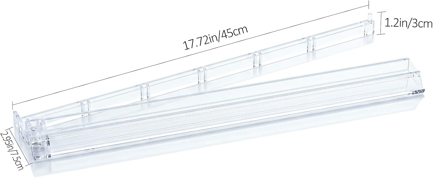 Detalle 2 de GUSTARIA Mahjong All-in-One Tile Rack & Pusher: White, Set of 4