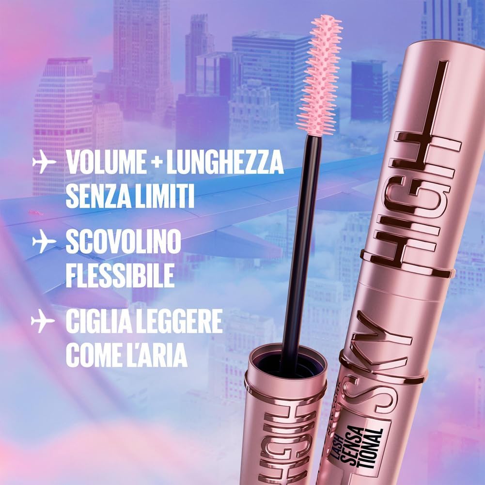 Detalle de Maybelline New York Mascara Ciglia Sensazionali 7,2 ml