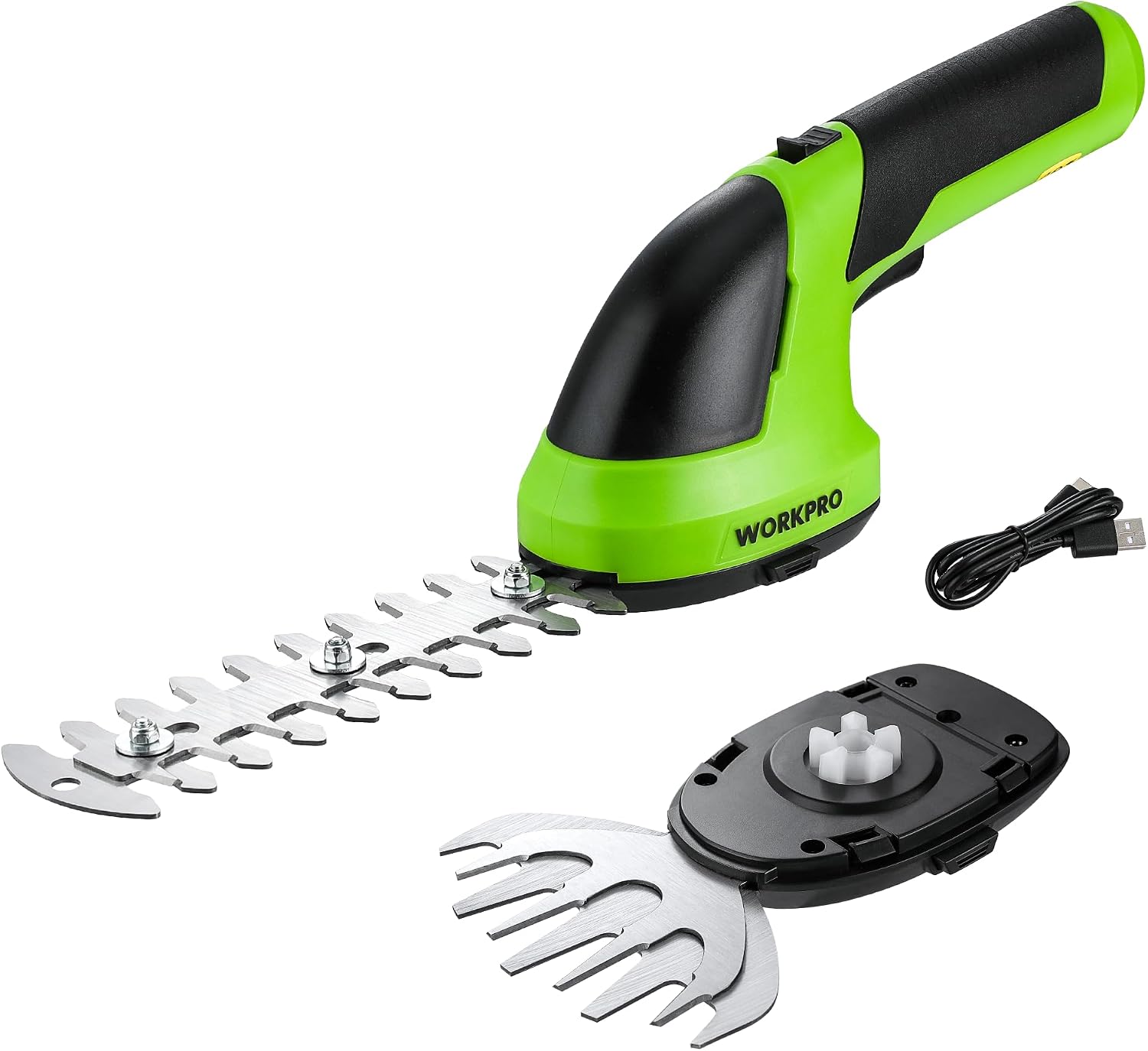 Detalle de WORKPRO 2 IN 1 Cordless Hedge Trimmer 7.2V