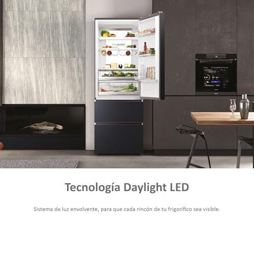 Thumbnail 8 de Haier 3D 70 Series 7 HTW7720ENMB: Frigorífico Combi con Direct Access, WiFi y Humidity Zone