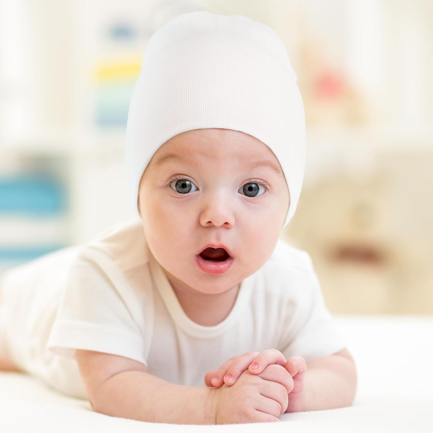 Thumbnail 1 de DRESHOW 8-Pack Baby Beanies 17 cm