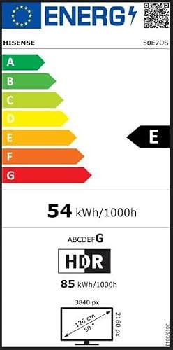 Thumbnail 15 de Hisense 50E7DS – 50 Zoll 4K QLED Smart TV mit Hi-View AI Engine