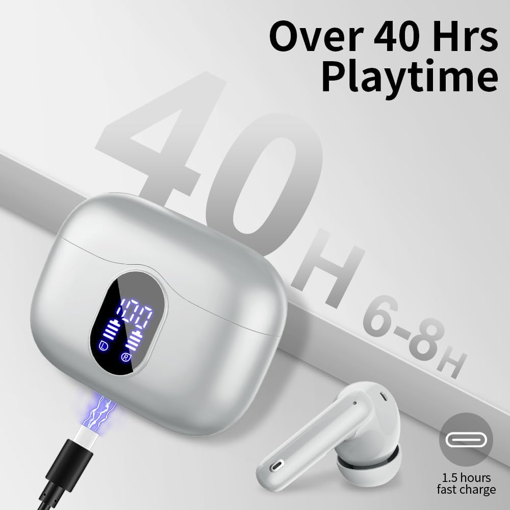 Thumbnail 4 de Btootos Bluetooth Kopfhörer 40 Std Spielzeit