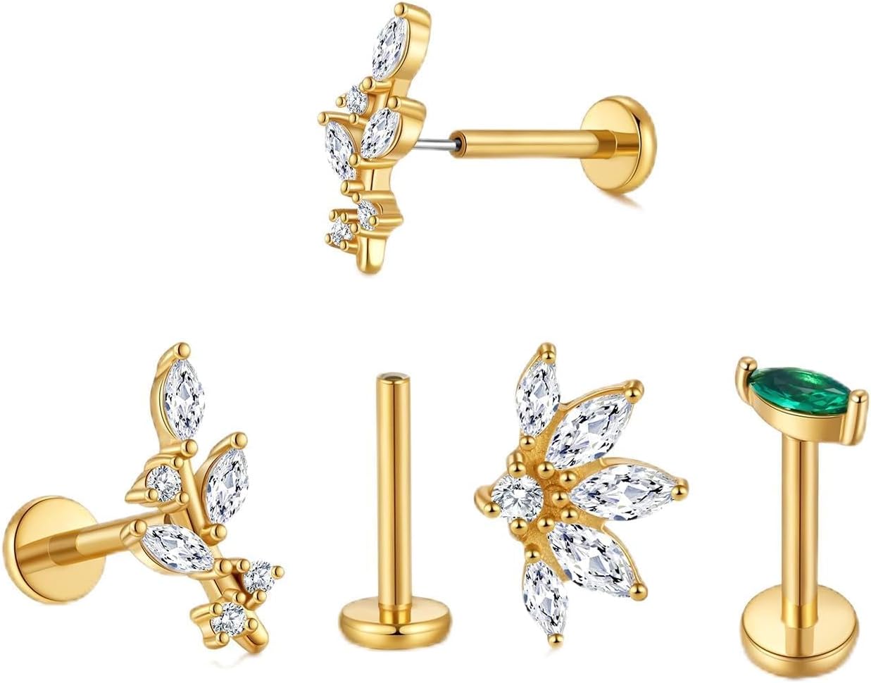 Detalle de TBVZTLY Cartilage Piercing Jewelry in Titanium