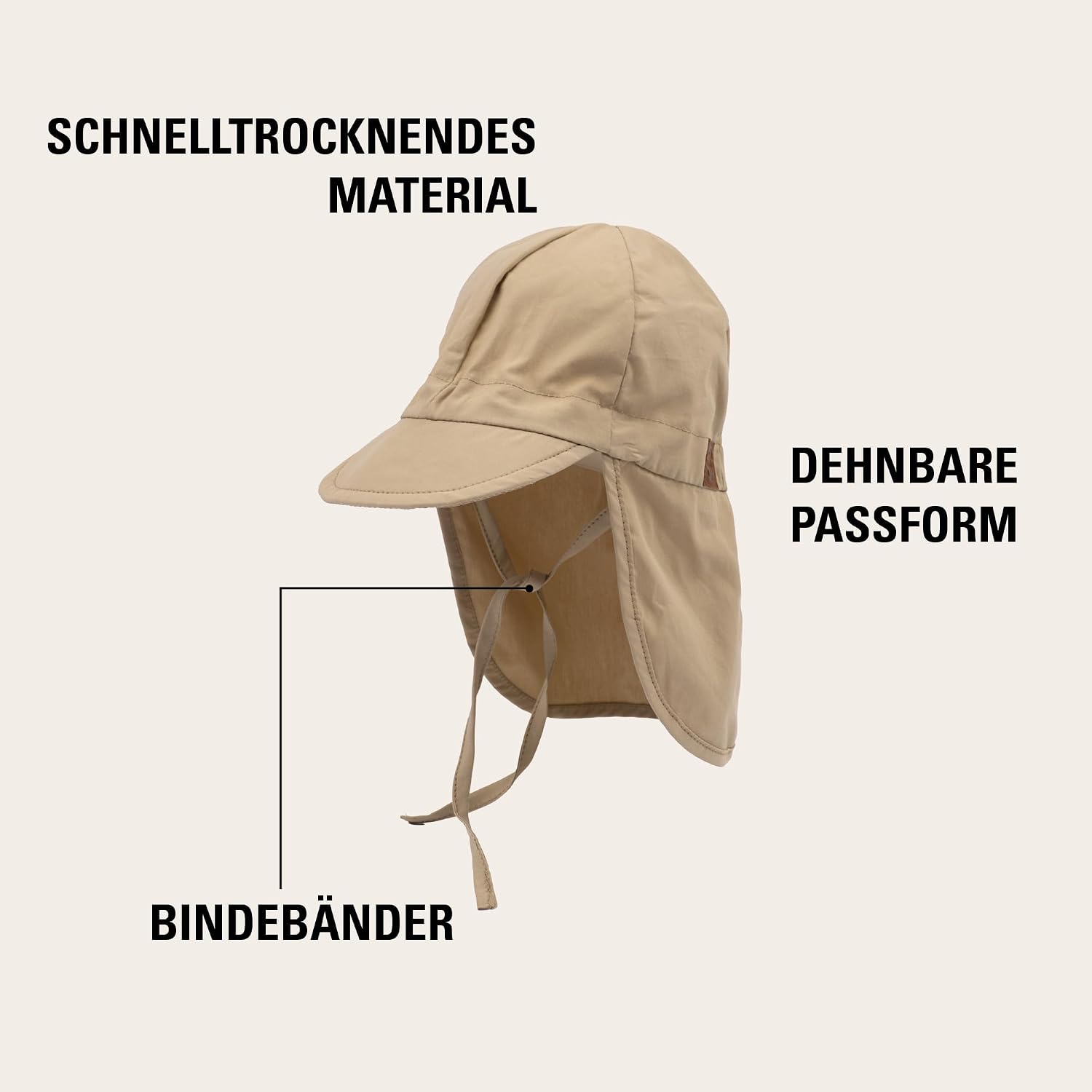Thumbnail 3 de Mikk-line Sunhat Kelp: Chapeau UV 50+ pour enfants