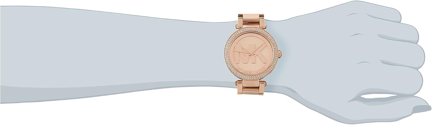 Thumbnail 3 de Michael Kors Parker Watch for Women — Rose Gold Tone with options for Stainless Steel or Leather Strap