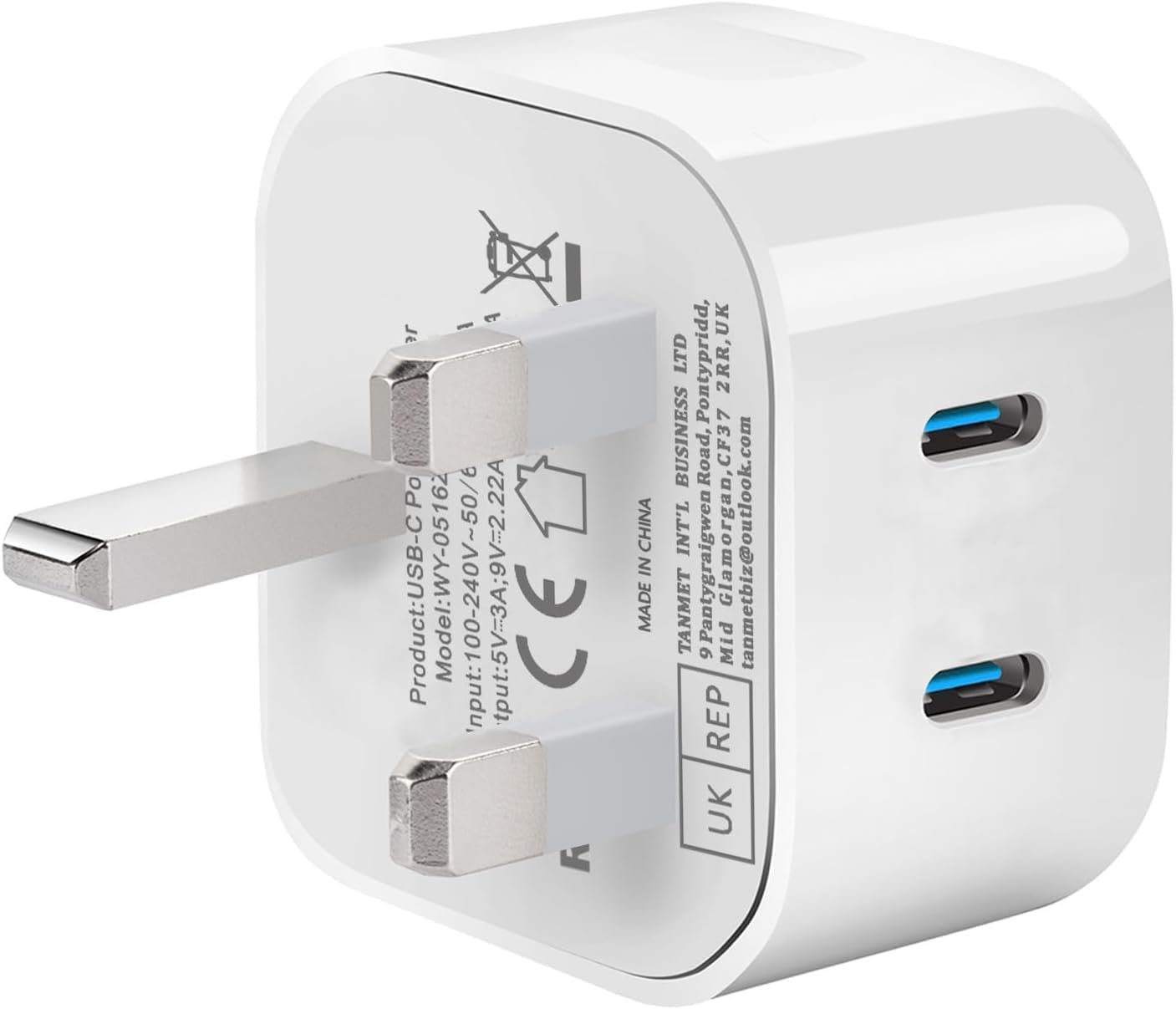 Thumbnail 6 de Bediaca USB-C Plug 20W Fast Charger (2-Pack) – UK Type C wall plug for iPhone and iPad