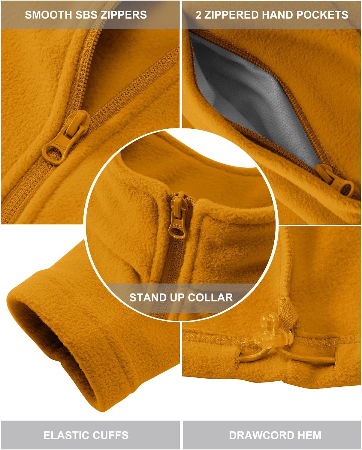 Detalle de Outdoor Ventures fleece jacket, full zip