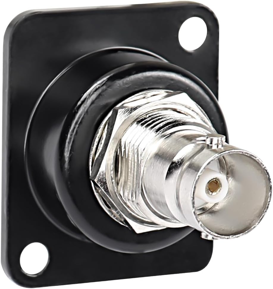 Thumbnail 2 de XMSJSIY D-Type BNC panel mount connector (female-to-female feed-through) for SDI video coax