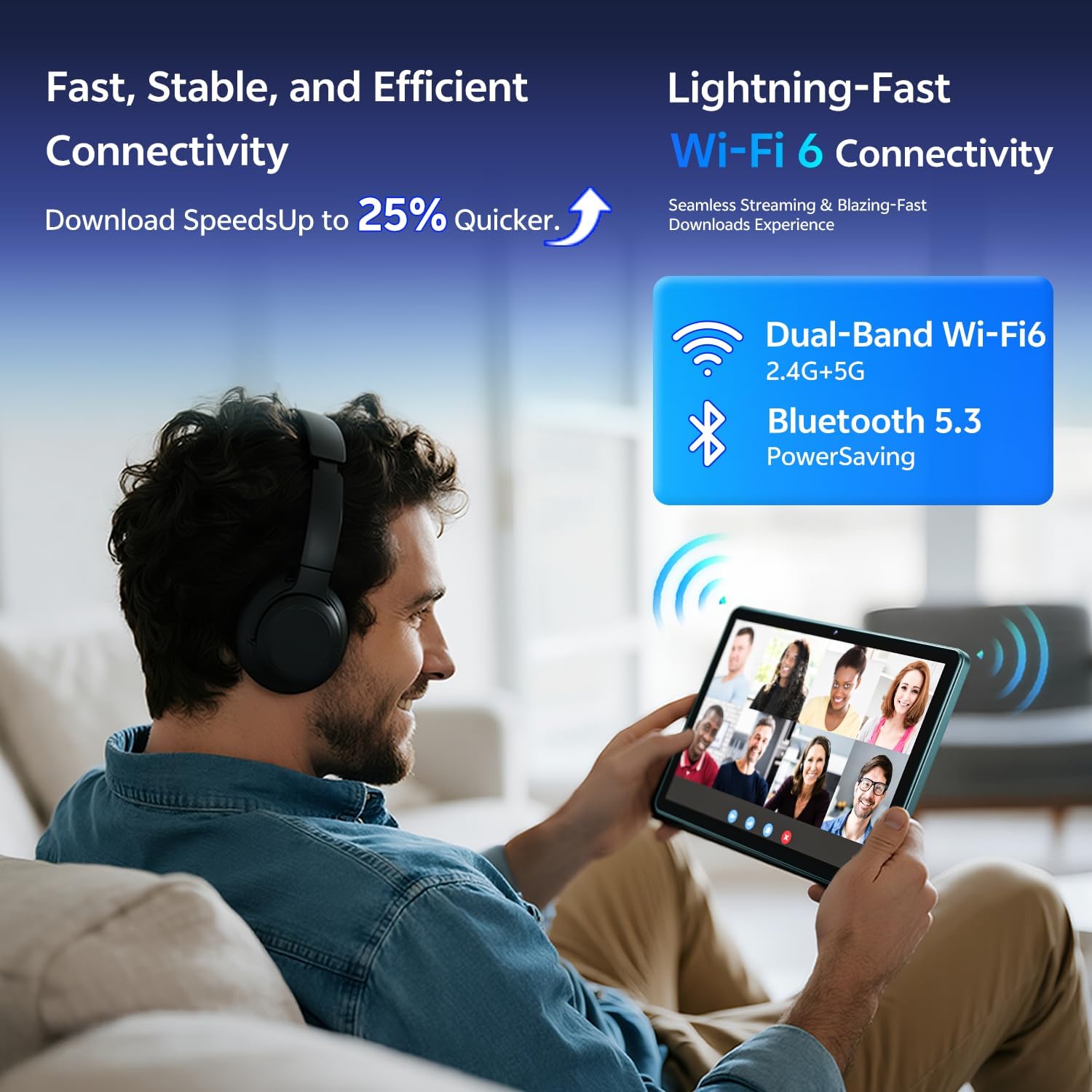 Detalle de SVITOO 10-Inch Android Tablet with Android 16: A practical pick for families and casual users