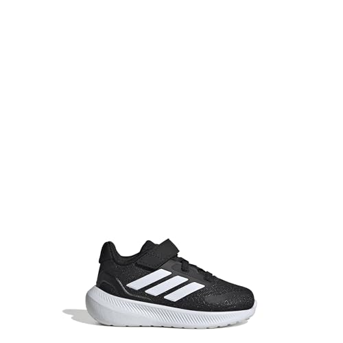 Thumbnail 2 de adidas Unisex niños RUNFALCON 5: zapatillas con Cloudfoam y cordones elásticos, Core Black/Cloud White