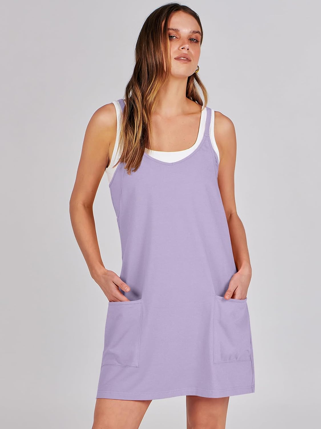 Thumbnail 6 de ANRABESS Women Athletic Dress with Built‑In Shorts