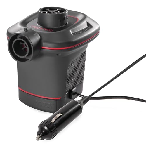 Detalle 2 de Intex 66636 Quick Fill: Hinchador eléctrico 12V para coche, inflado rápido (650 l/min) en rojo