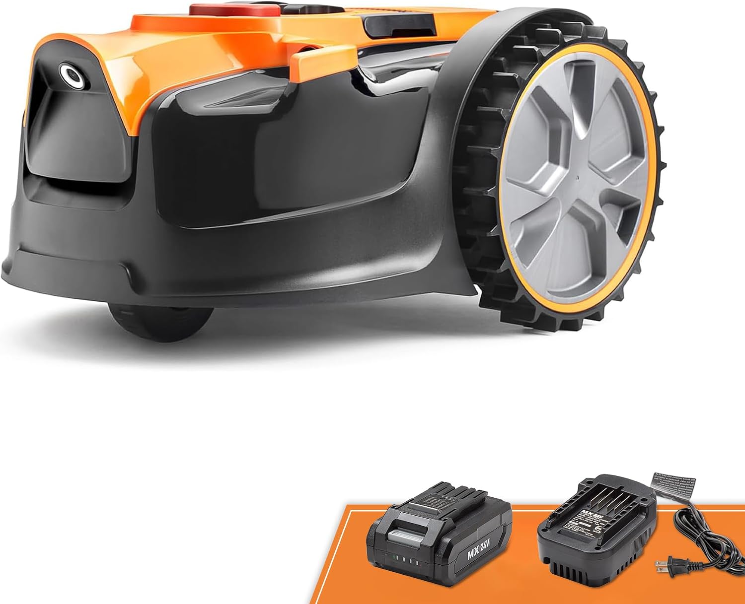 Detalle de Lawnmaster OcuMow®16 robot tosaerba 2Ah per 80 m²