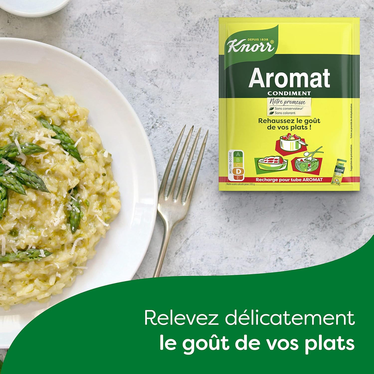Thumbnail 6 de Knorr Aromat Recharge en Poudre 90 g x 13 sachets – Assaisonnement sans colorant ni conservateur