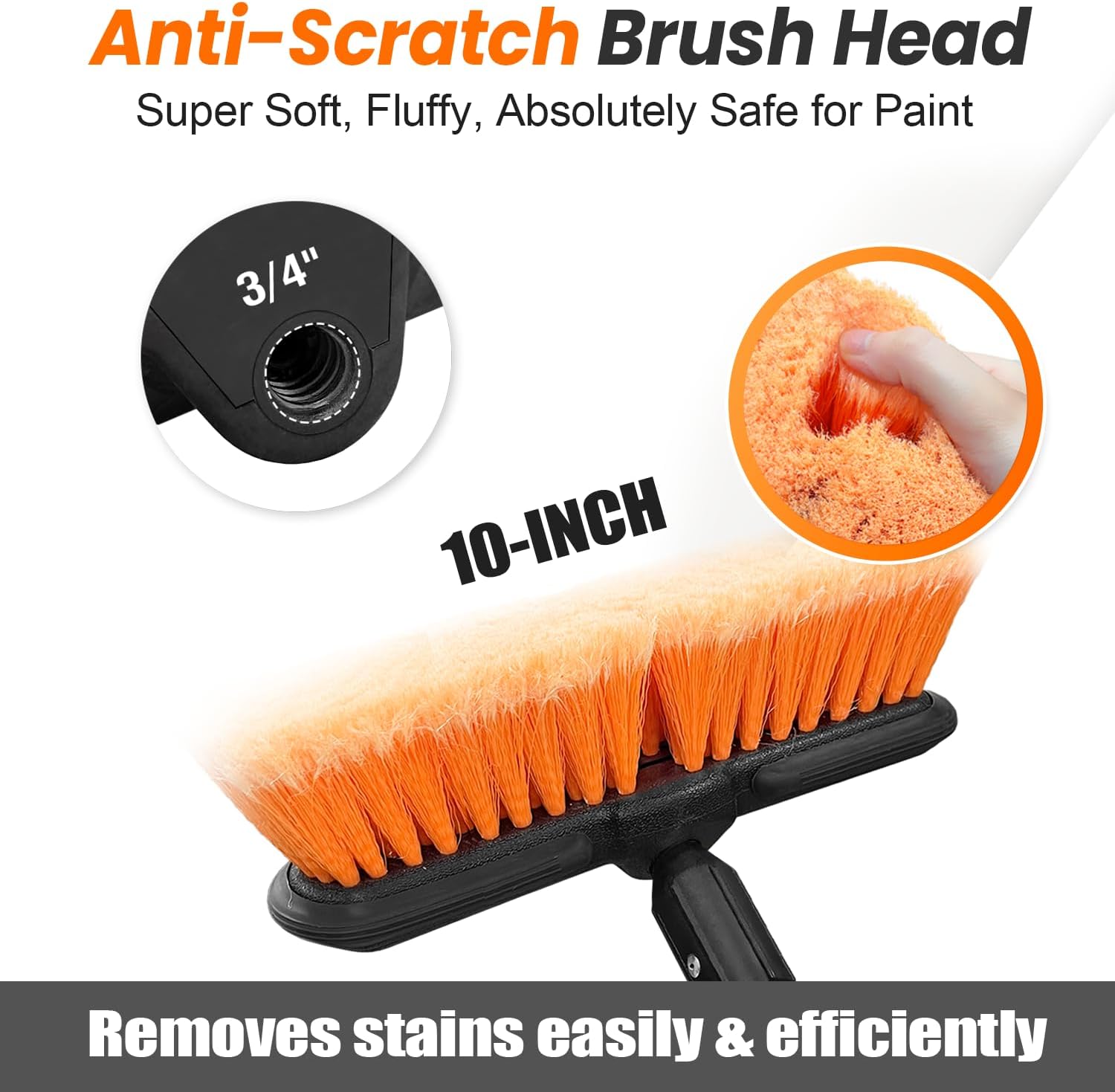 Detalle de ARTIPOLY 65" Car Wash Brush with Long Handle