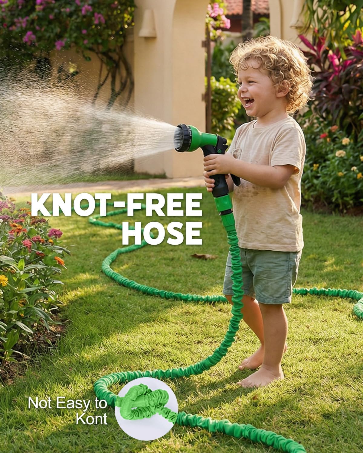 Thumbnail 4 de 30M Expandable Water Hose 100FT: Lightweight, Flexible Garden Hose with 8 Spray Functions