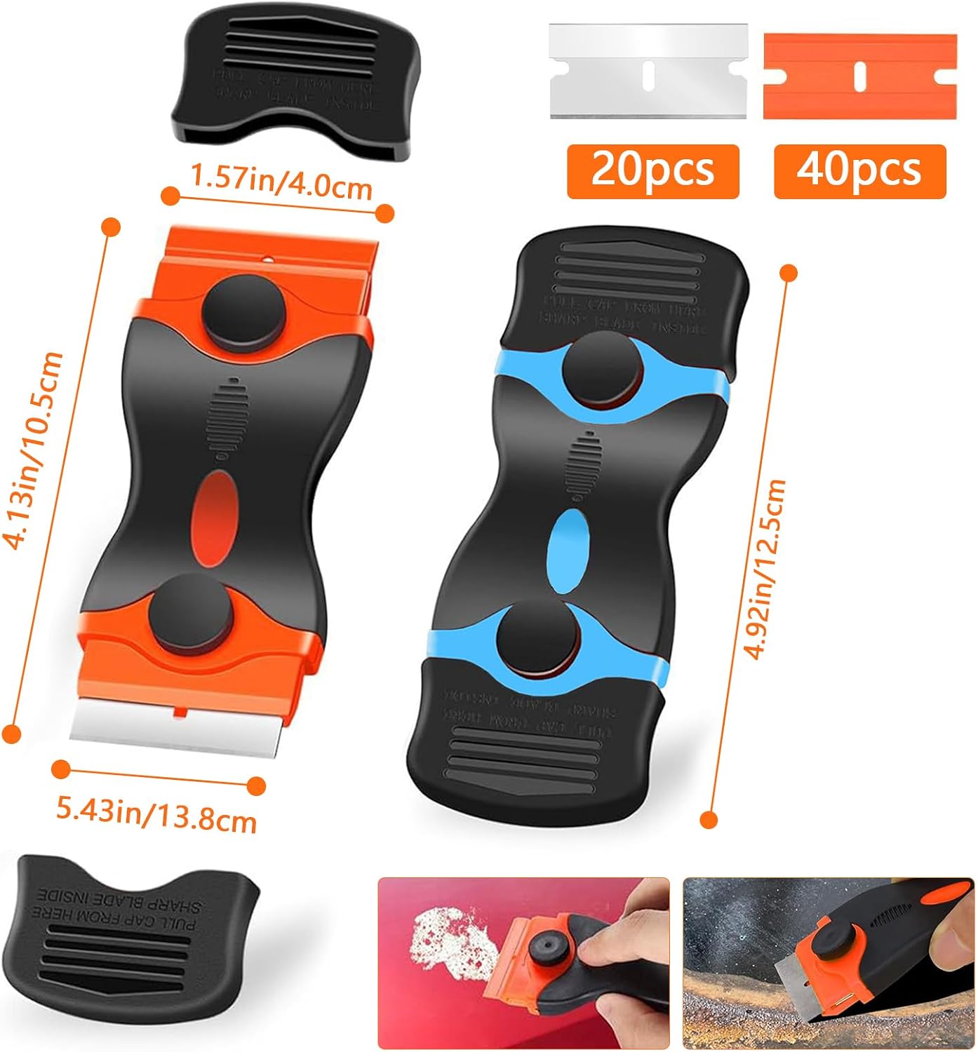 Thumbnail 1 de AMSGANK Razor Scraper Set, 4-Piece