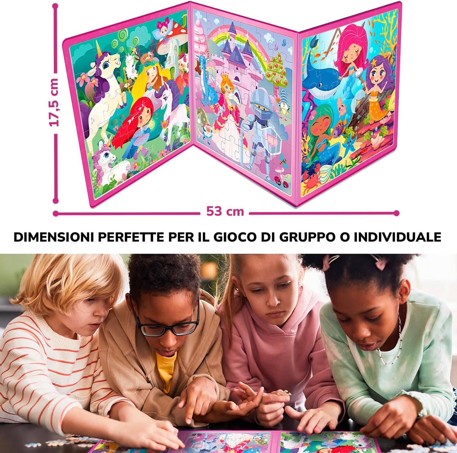 Thumbnail 2 de QUOKKA Puzzle magnetico Principessa Unicorno 36 pezzi 🧩