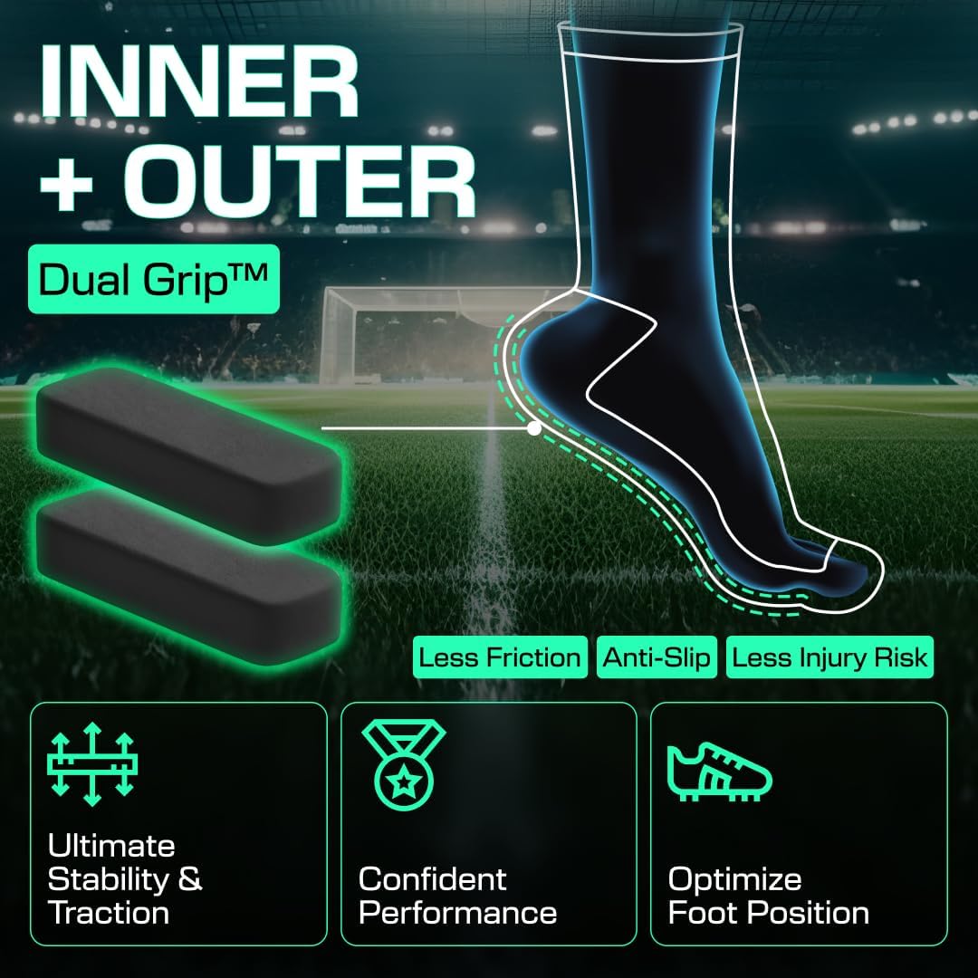 Detalle 2 de Lux Dual Grip Socks soccer grip 360