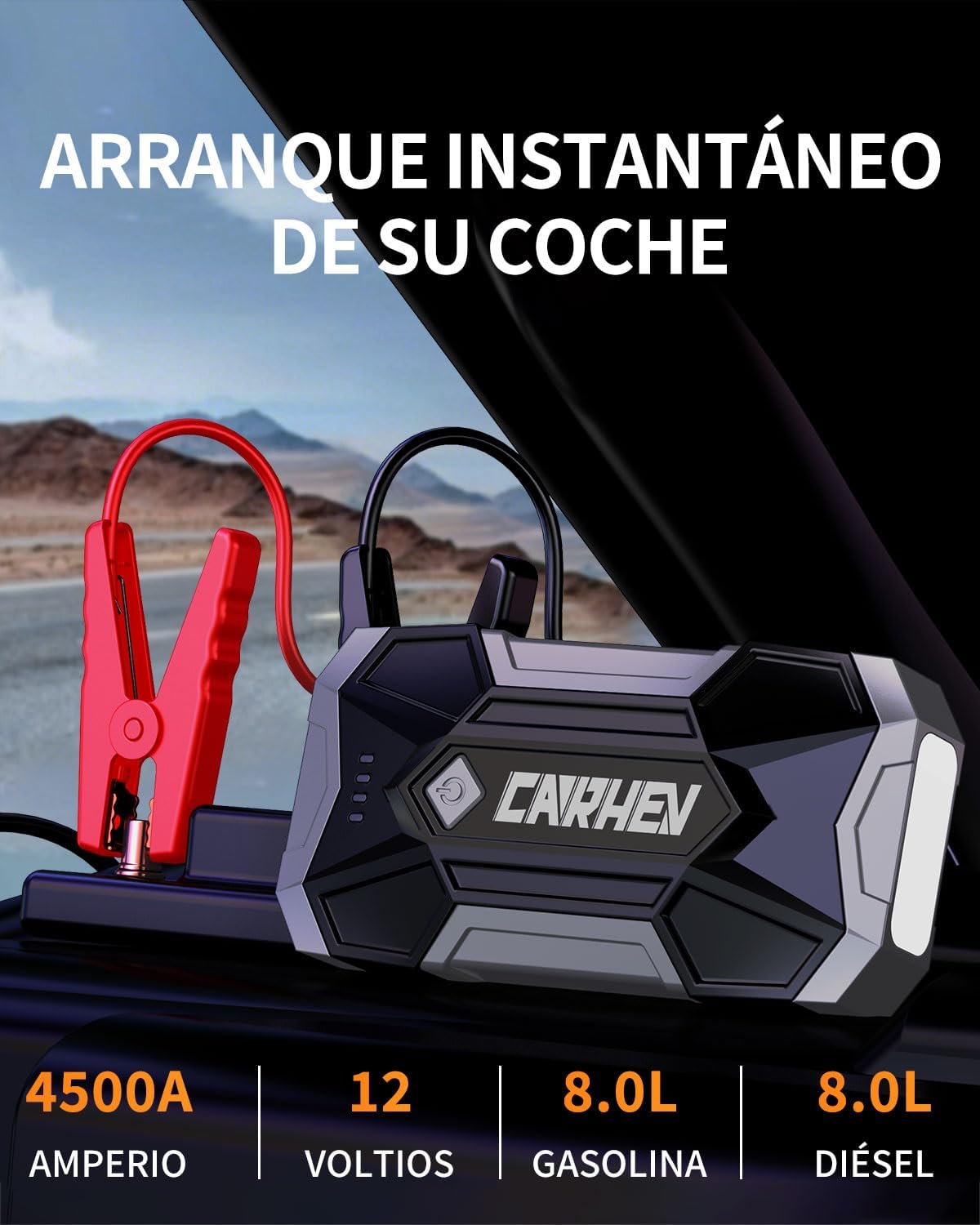 Detalle 2 de CARHEV Arrancador 4500A para coche