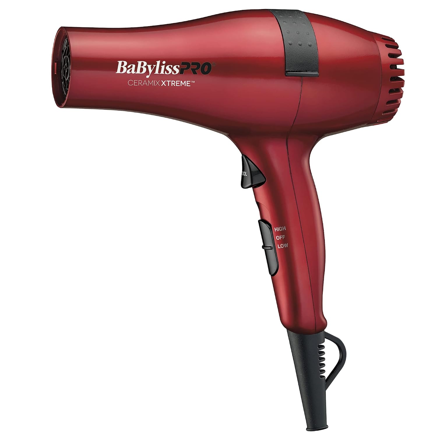 Detalle de BaBylissPRO BAB5572NC Ceramix Xtreme Ceramic Hair Dryer, Red