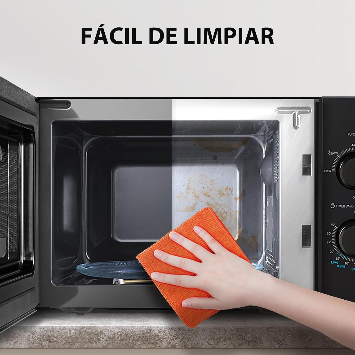 Thumbnail 6 de Toshiba MW2-MG20P(BK) microondas 20 L 800 W