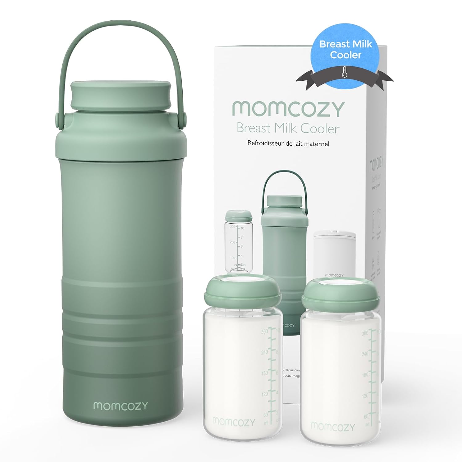 Momcozy Tragbarer Muttermilchkühler 628 ml