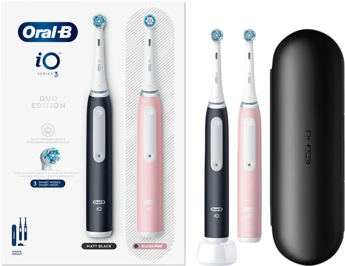 Thumbnail 2 de Oral-B iO 3N Schwarz und Rosa Doppelpack 🪥