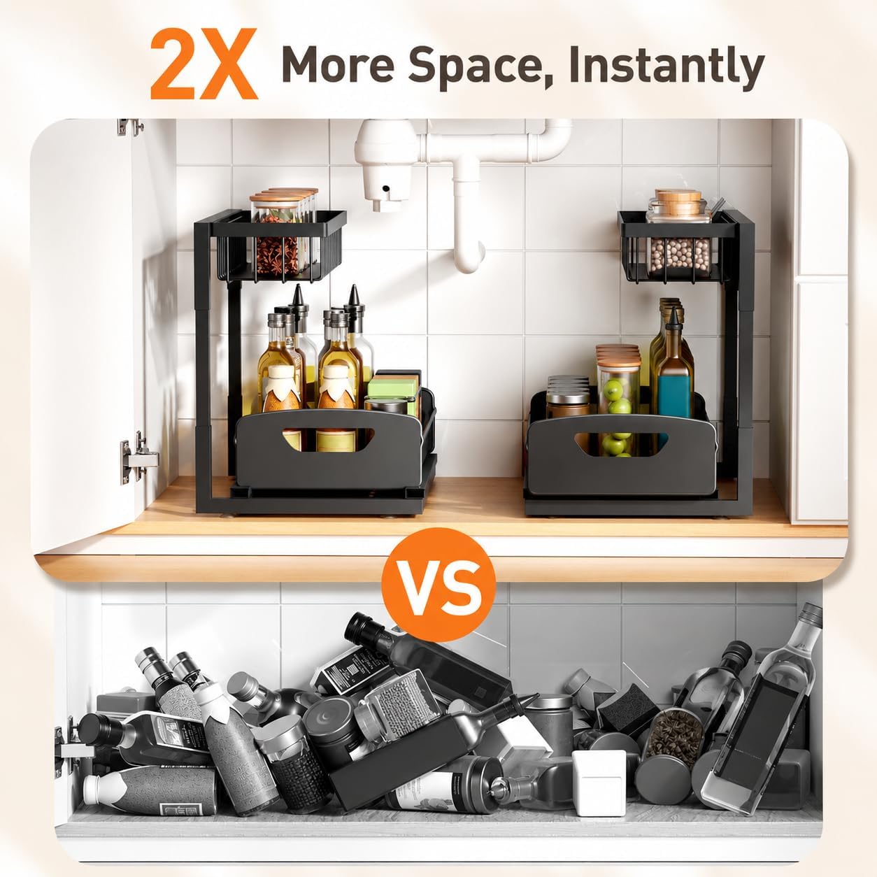 Thumbnail 1 de Under-Sink Organizer, 2-Pack