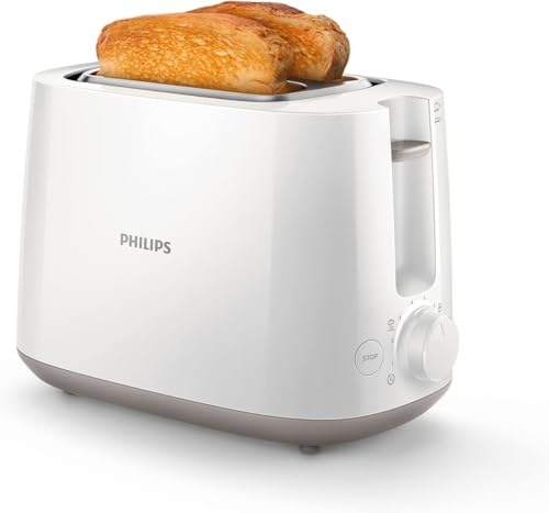 Detalle de Philips Daily HD2581/00, grille-pain 2 fentes larges, 8 réglages, 830 W