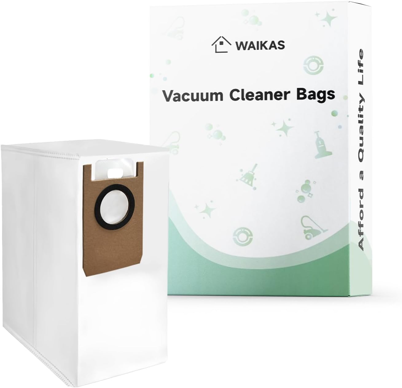 Detalle de WAIKAS 20 Pack Dust Bags for Eufy Omni S1 Pro and S1 Pro Robot Vacuum Cleaner