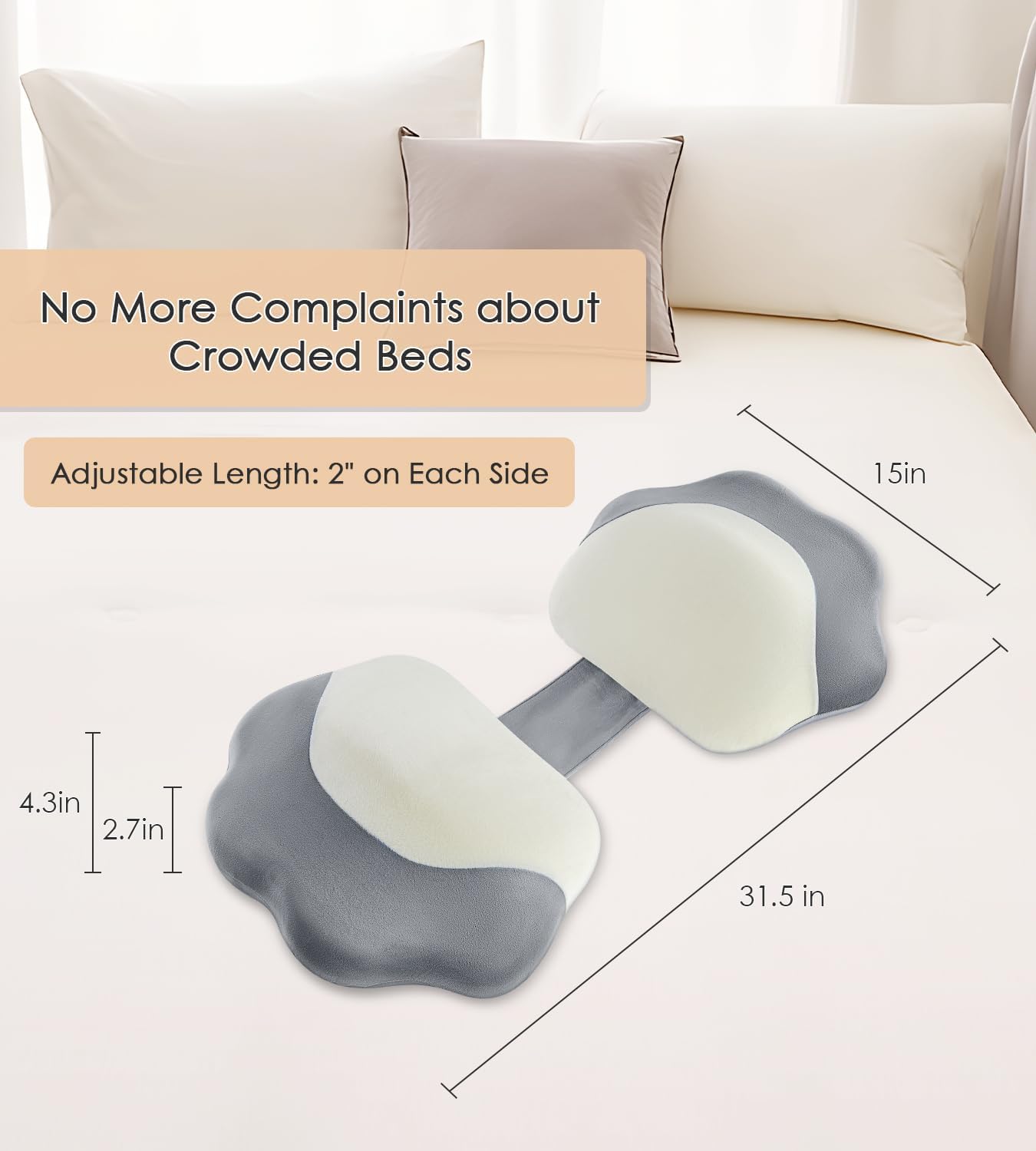 Thumbnail 1 de DONAMA Pregnancy Pillow with Memory Foam