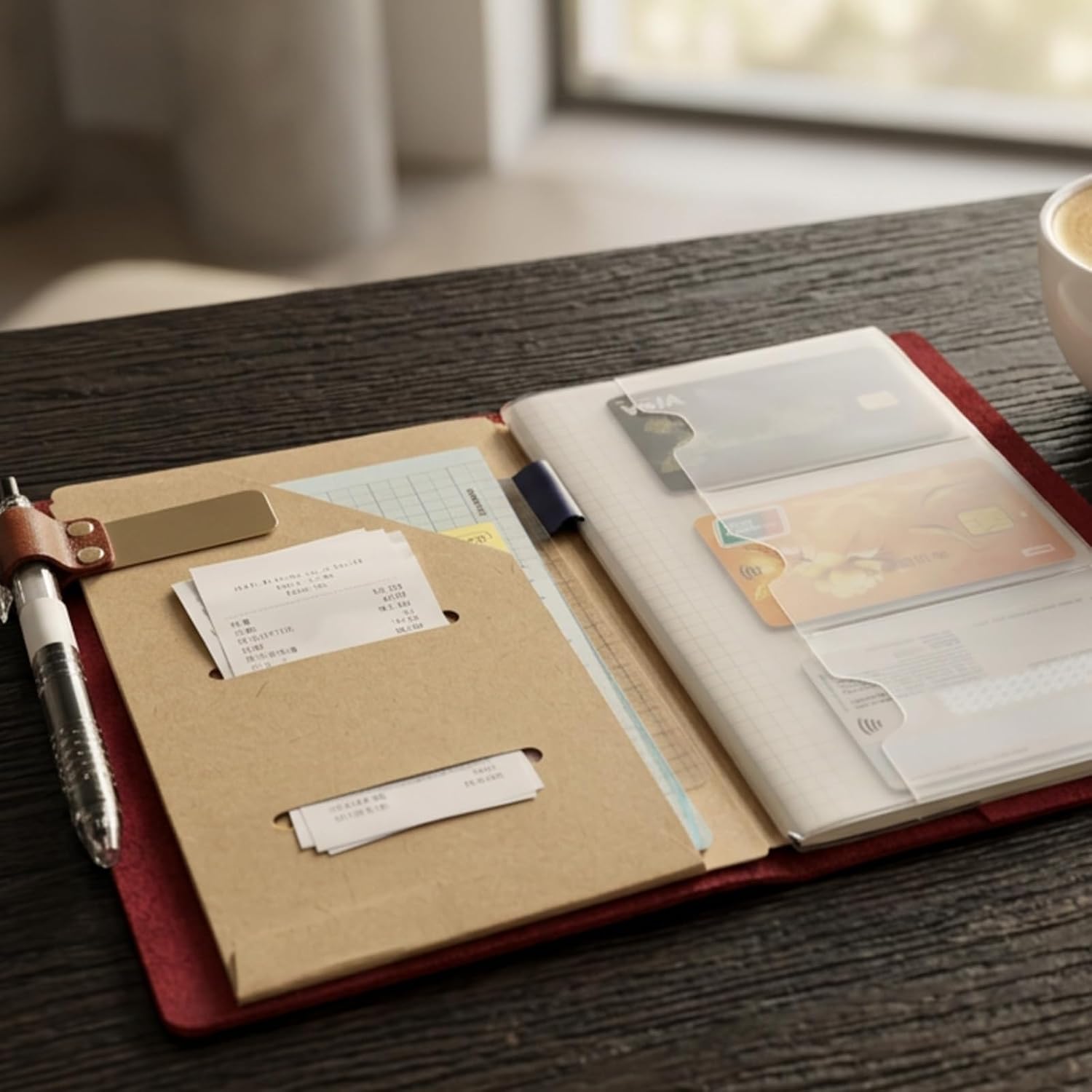 Thumbnail 6 de DILVREWA Standard Traveler’s Journal Accessory Kit, Kraft and PVC Inserts