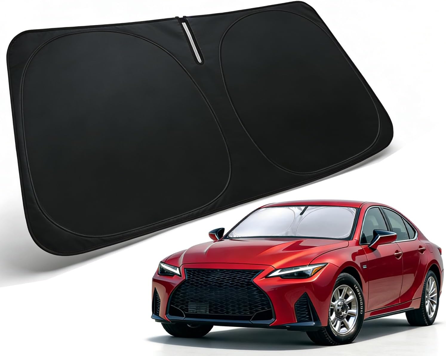 Detalle de PAIMOHO Windshield Sun Shade for 2014-2026 Lexus IS Series
