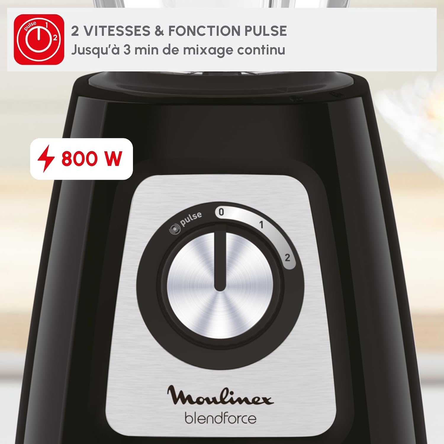 Detalle 2 de Moulinex LM42051 mixeur 800 W đč