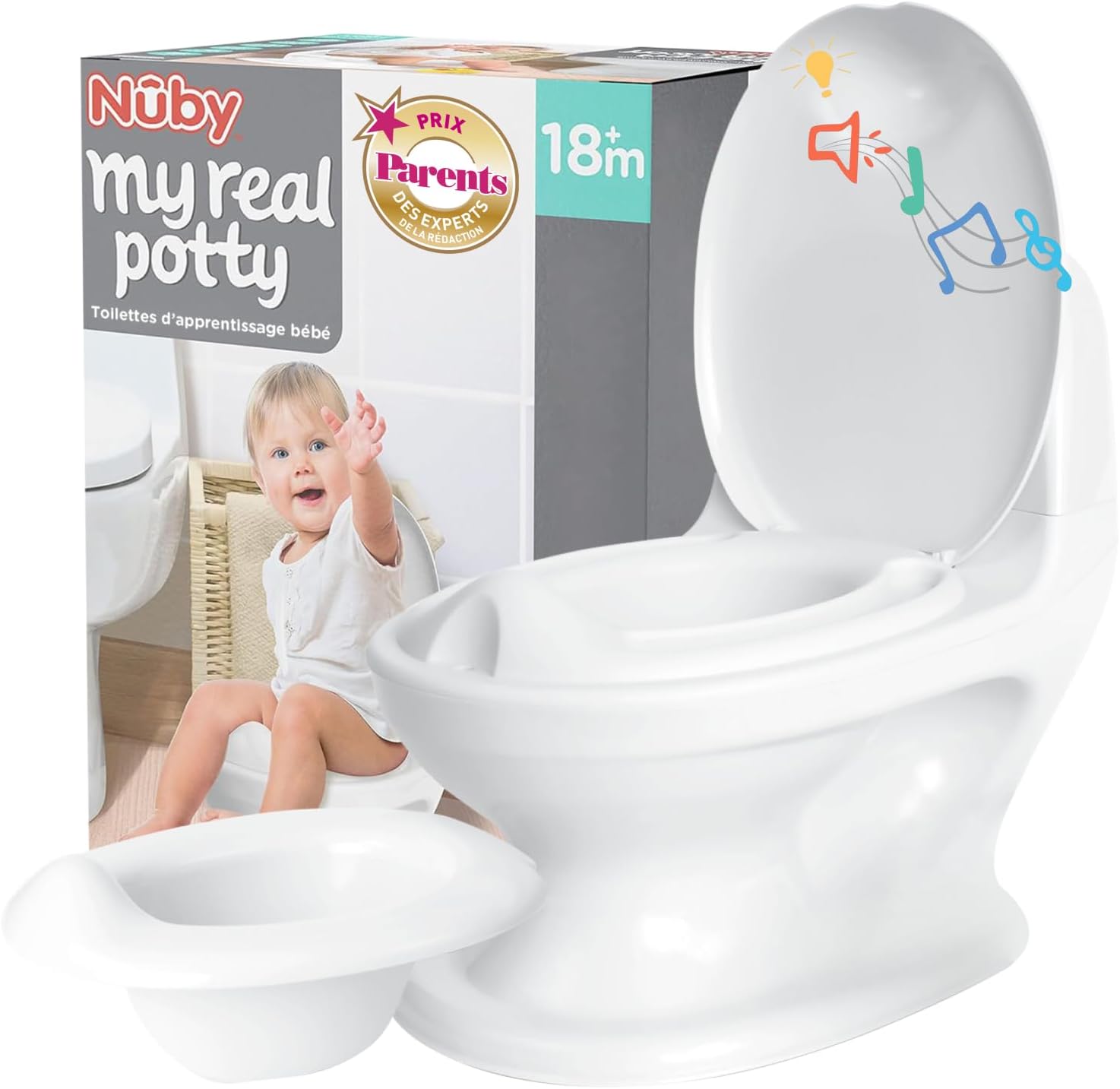 Nuby My Real Potty pot bébé 18 mois 🚽