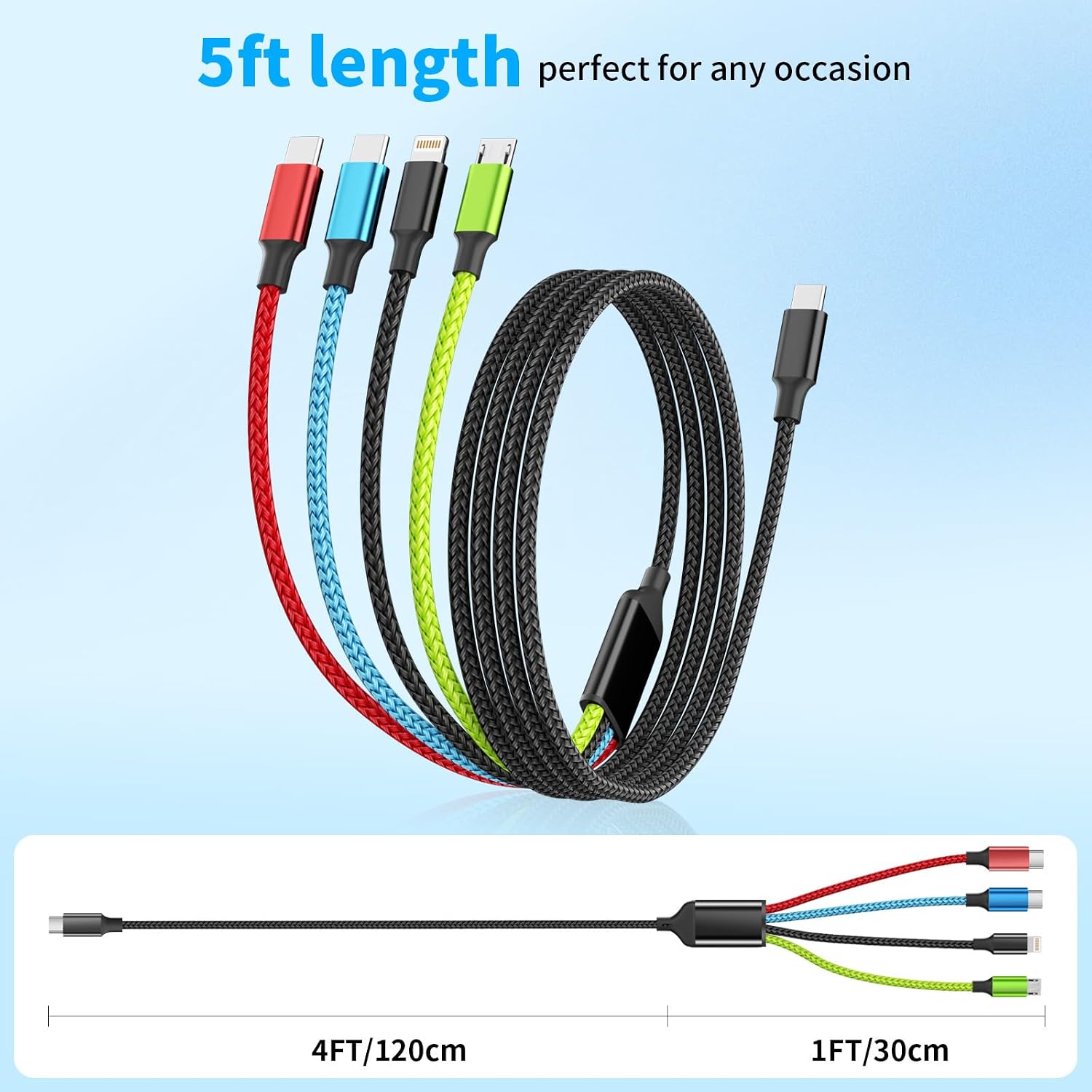 Thumbnail 6 de Firsting USB C Multi Charging Cable 5FT 🔌