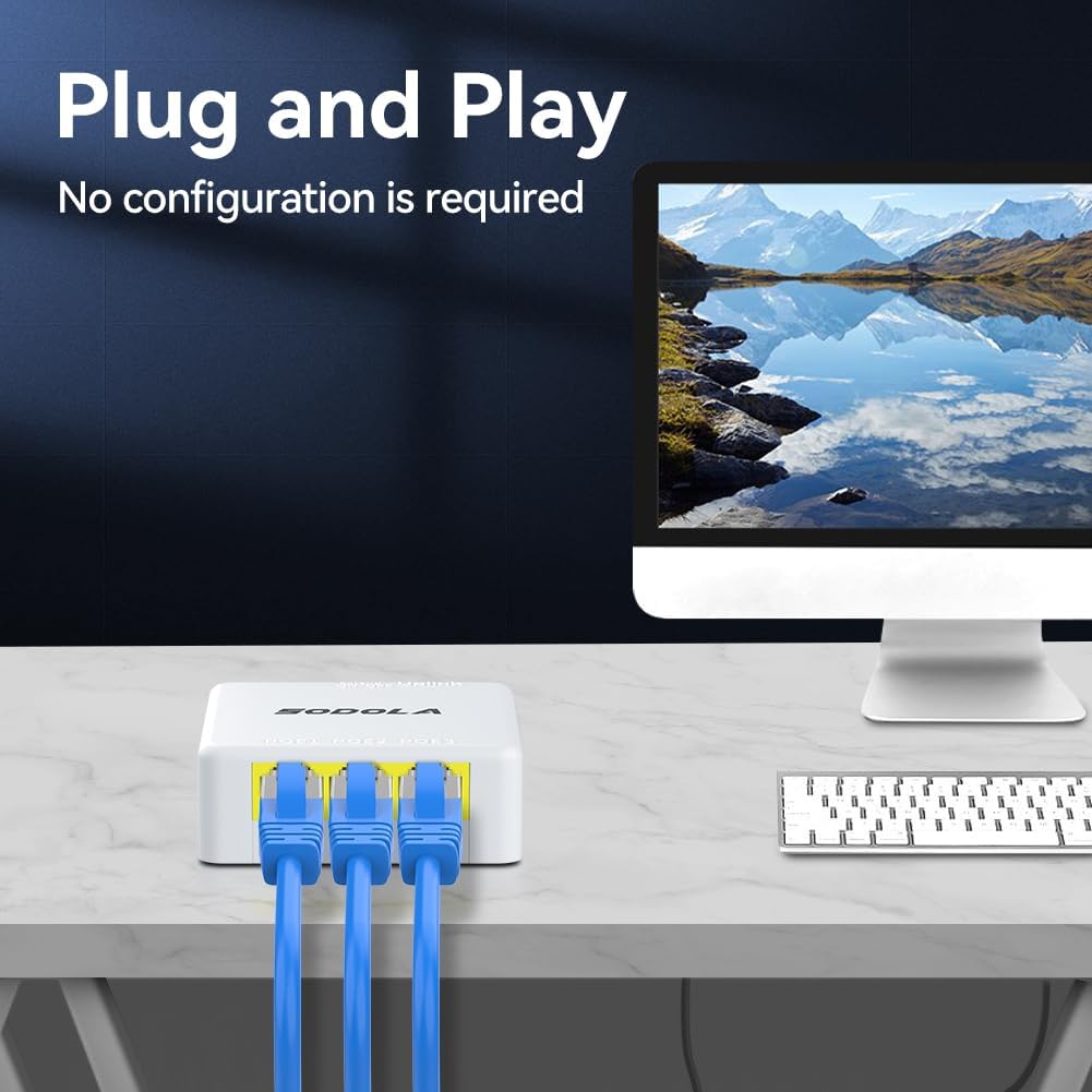 Thumbnail 4 de Sodola Extendeur PoE Gigabit 4 ports