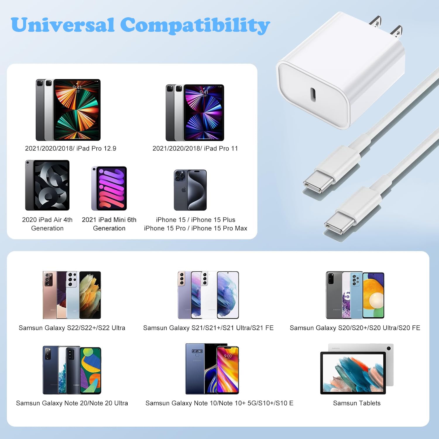 Thumbnail 6 de StinkLight iPhone USB-C 20W Charger 2-Pack