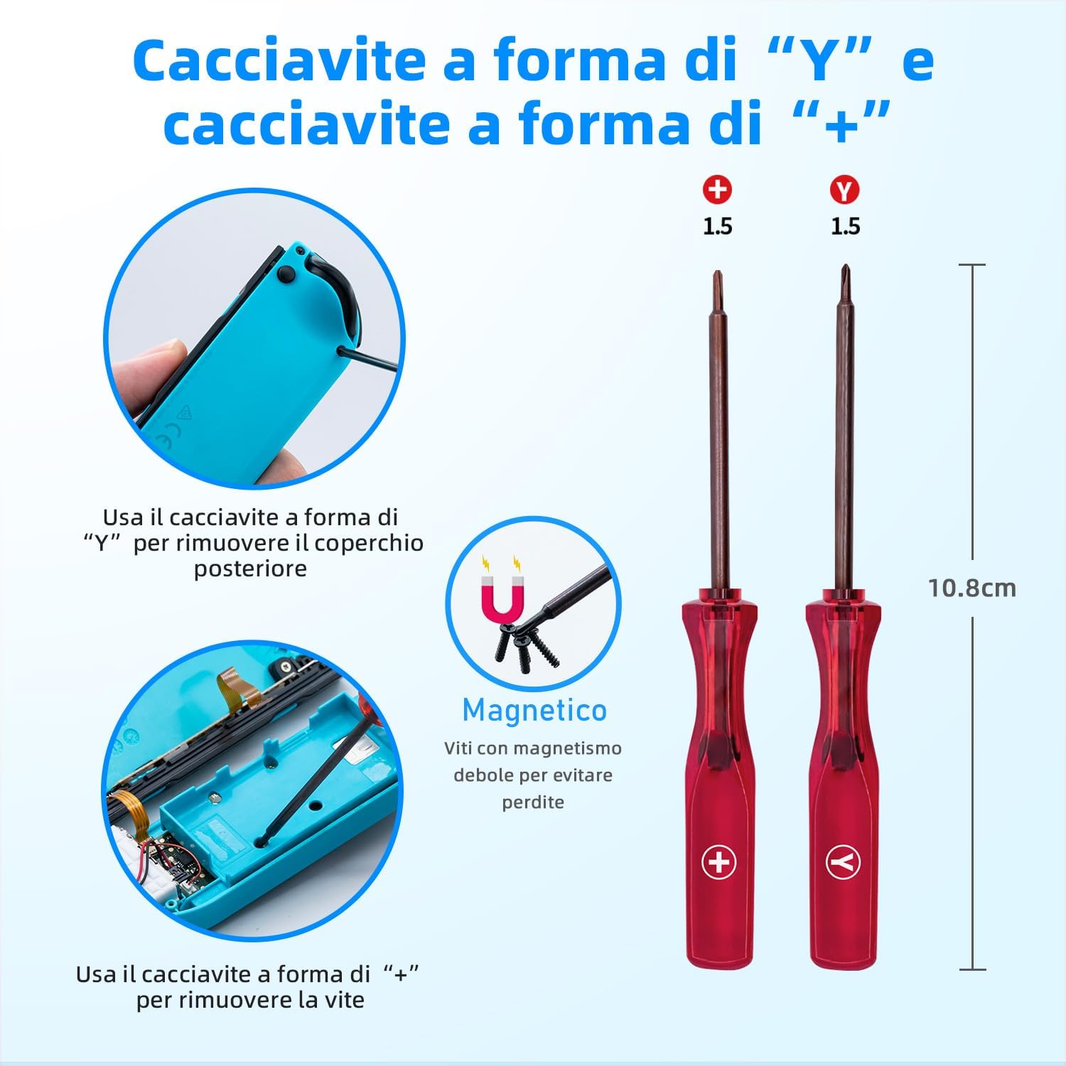 Detalle 2 de Tolesum Switch Joycon 3D Joystick analogico Kit