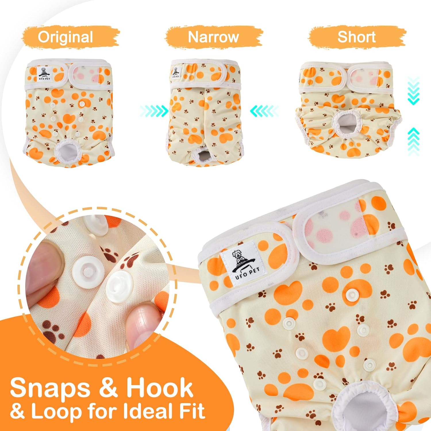 Detalle 2 de UFO PET Dog Period Heat Pants for Season Incontinence – Large