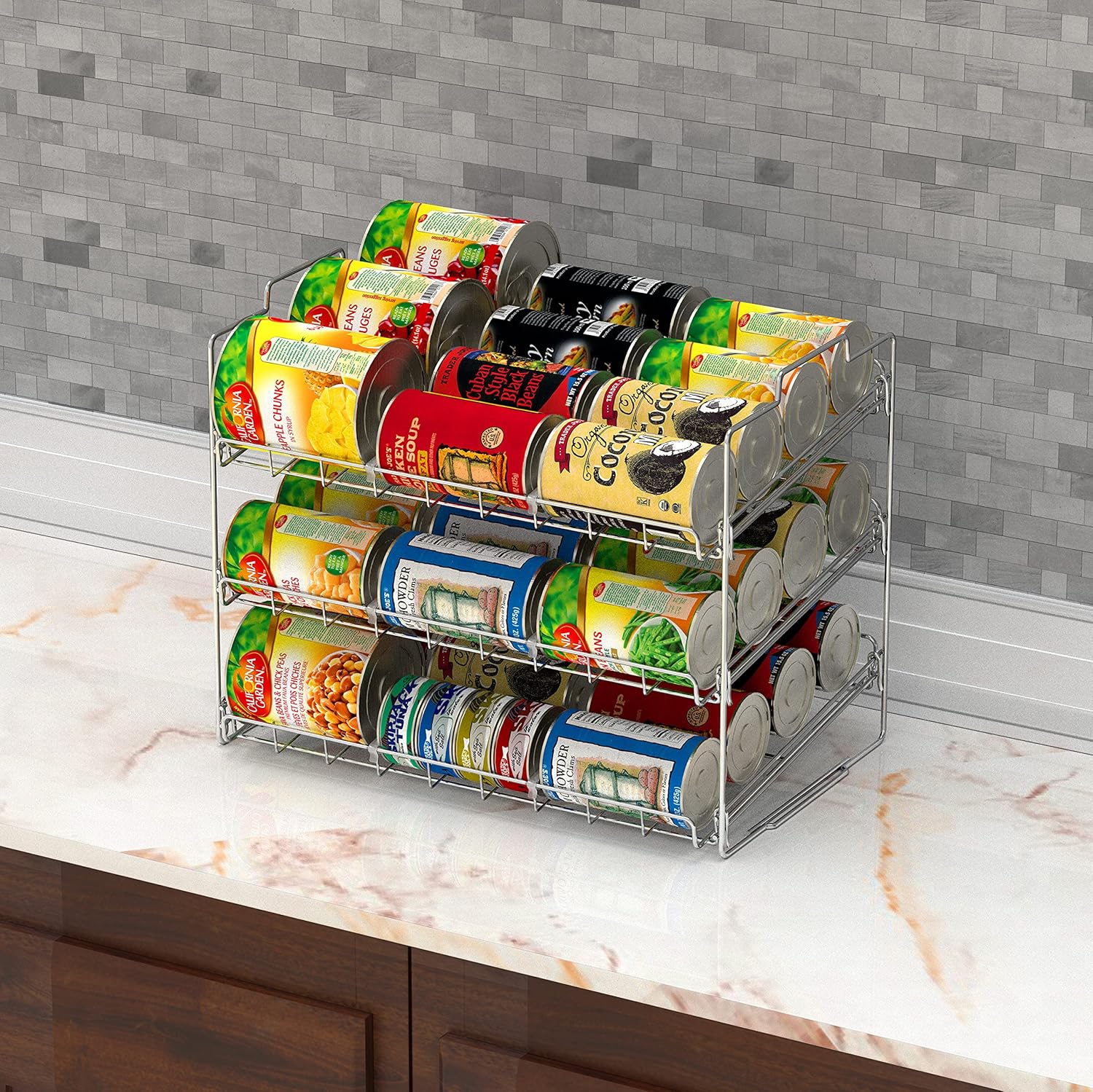 Detalle de Deco Brothers Stackable Can Rack, 36 Cans ⚙