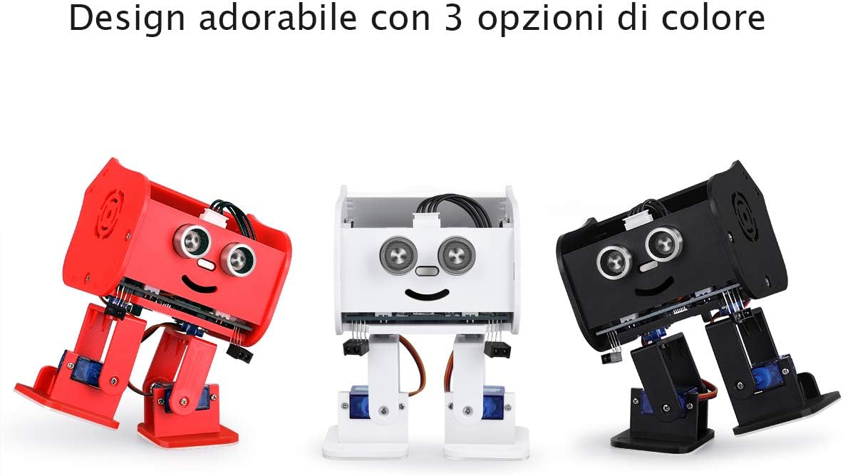Detalle de ELEGOO Penguin Bot: Kit robot bipede con Arduino Nano V2.0 Nero
