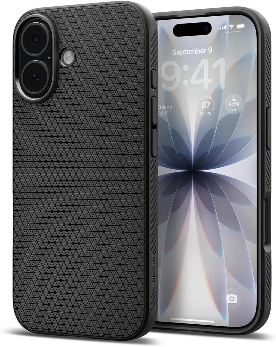 Detalle de Spigen iPhone 17 Hülle – rutschfestes Slim TPU Case mit Truss-Design und Sound Tunnel