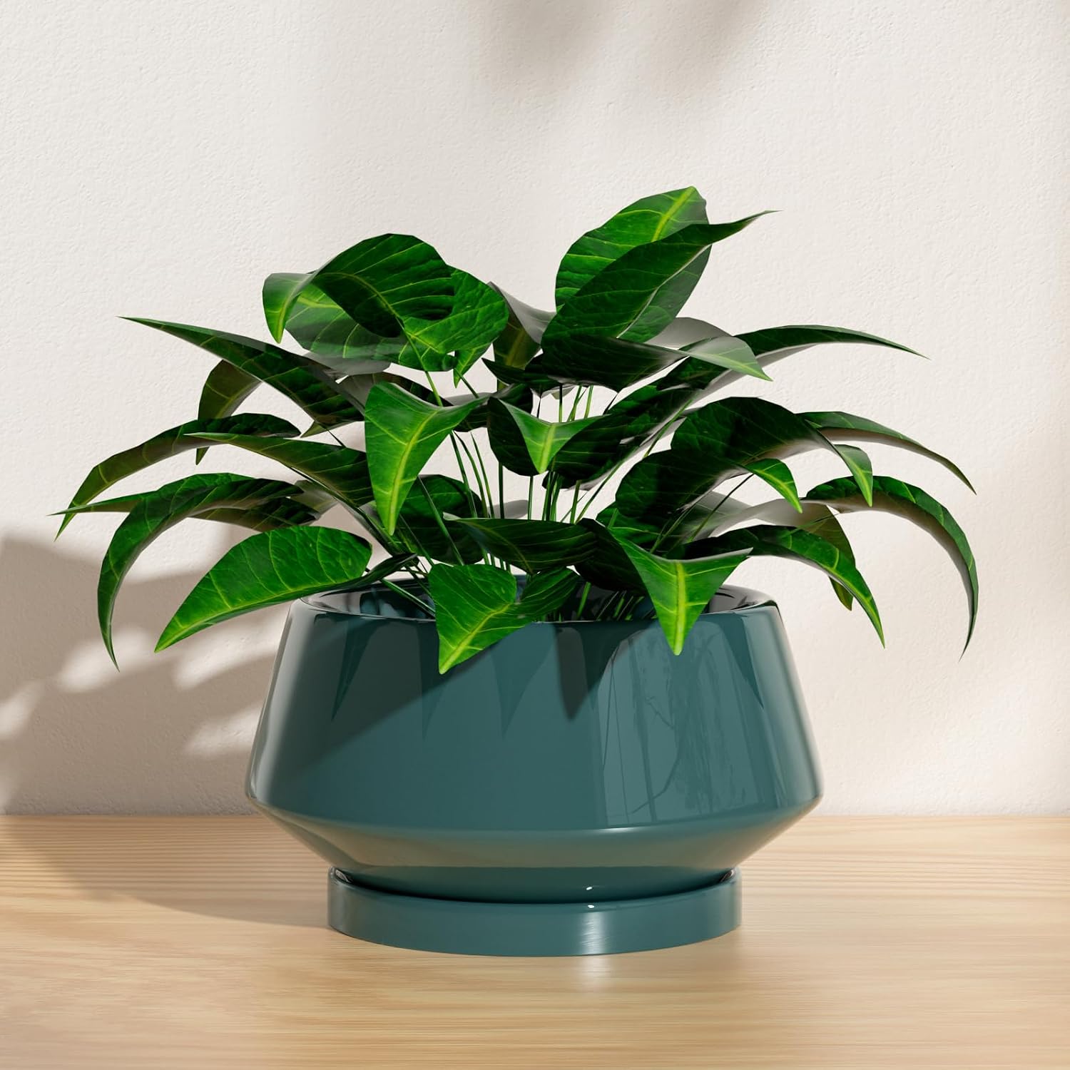 Detalle 2 de XiHuaer Ceramic Planter, 8.3-Inch