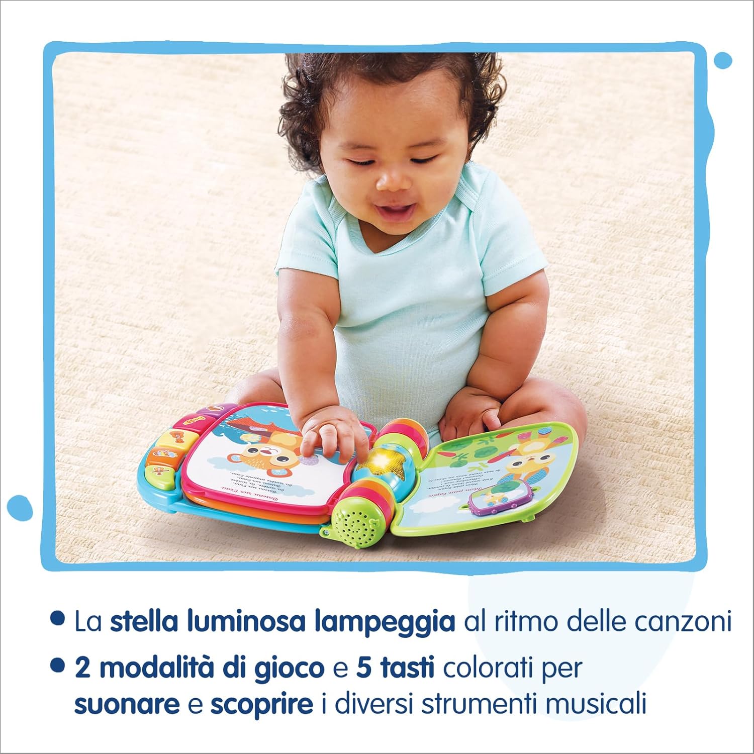 Thumbnail 3 de VTech Il Mio Primo Libro Interattivo – Le Mie Tenere Canzoncine: Libro musicale per neonati