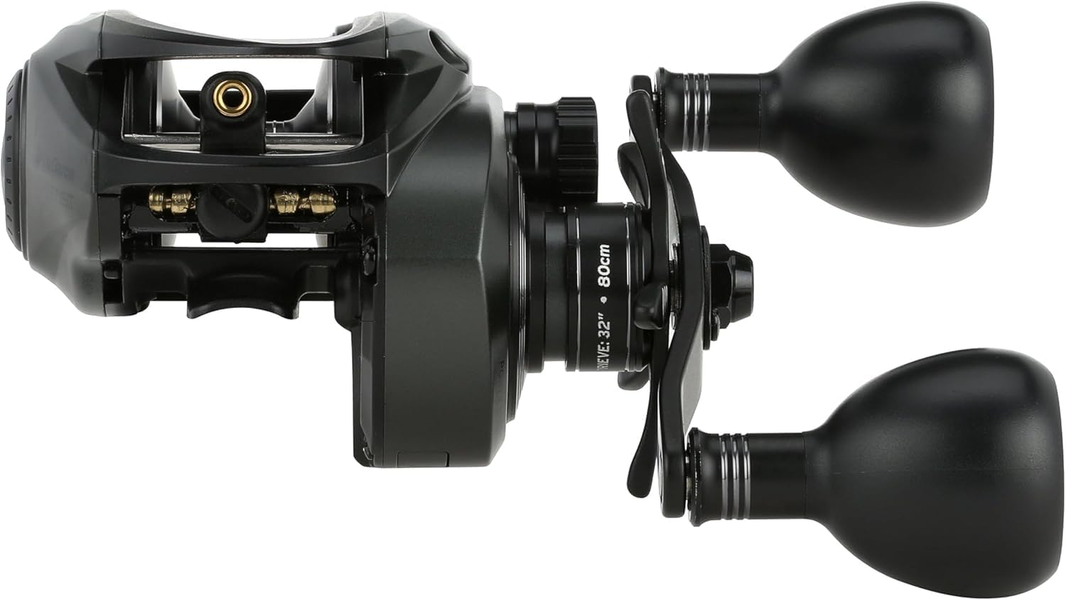 Detalle de Abu Garcia Beast Low Profile Moulinet à Lanceur – Beast 200, 7,3:1, Power Stack Carbon