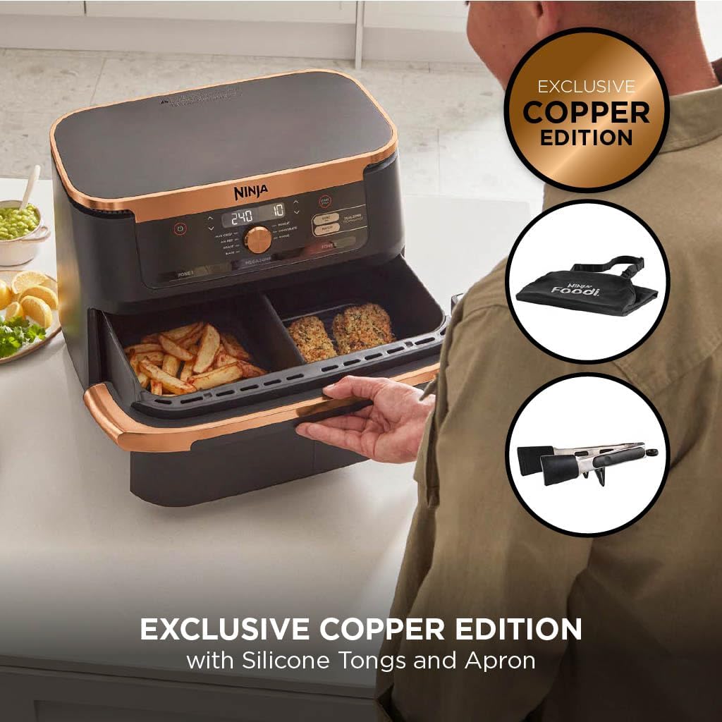 Thumbnail 1 de Ninja Foodi FlexDrawer Air Fryer AF500UKCP – Dual Zone 10.4L